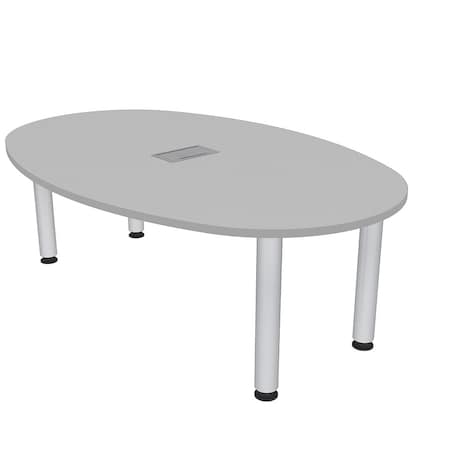 Skutchi Designs 45.25 in W, 71.5 in L, 29 in H, Engineered Wood Top, Grey H-BOVL-4672-PT-01-EL